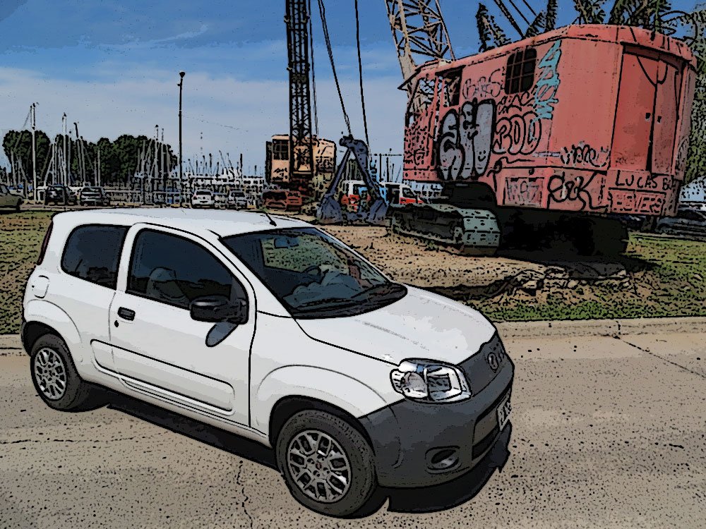 Probamos el Fiat Uno Cargo, el auto más económico del país