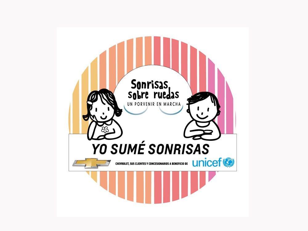 Chevrolet inició una nueva acción junto a Unicef