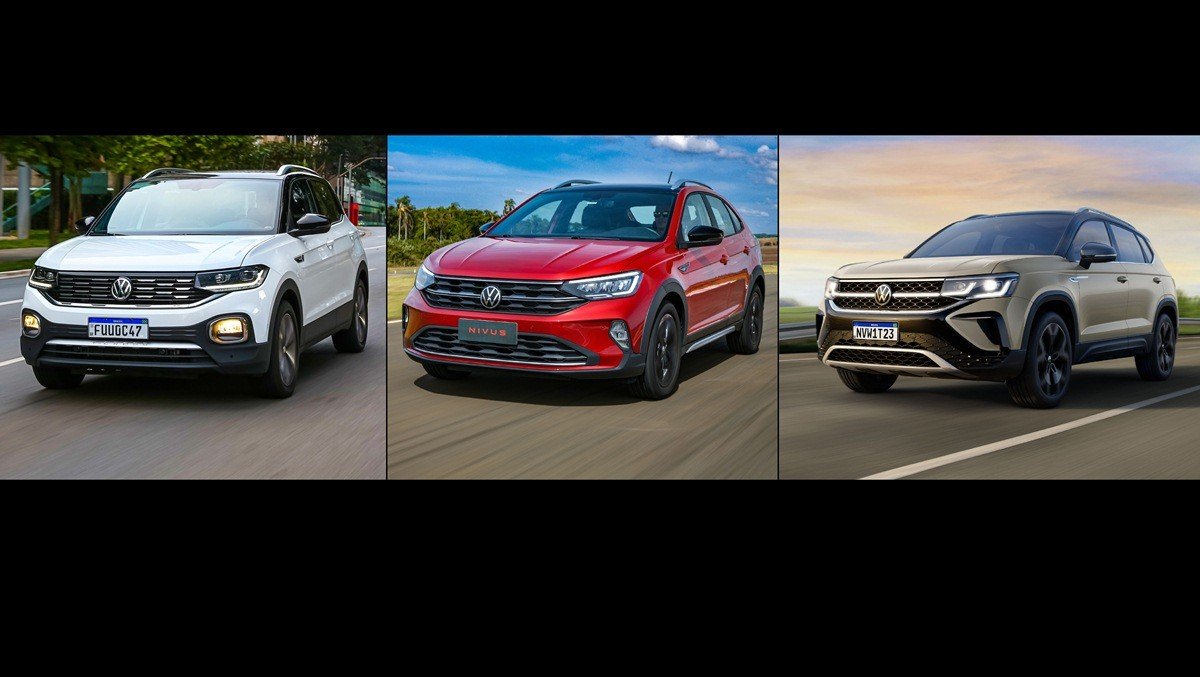 T-Cross, Nivus y Taos: así quedará el ejército de SUVs Volkswagen en Argentina