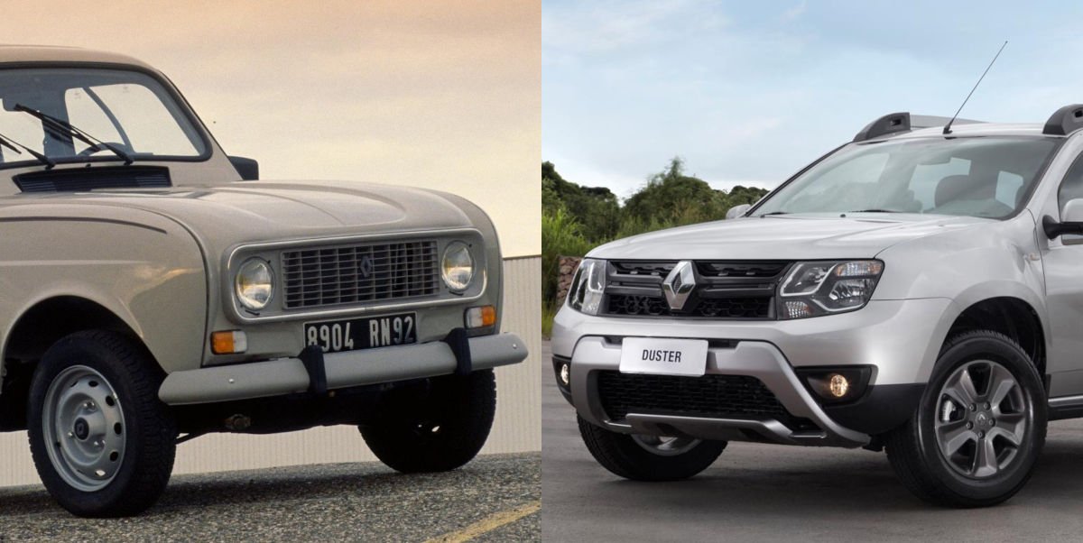Un Renault 4 versus el nuevo Duster en la nieve ¿Quién gana?