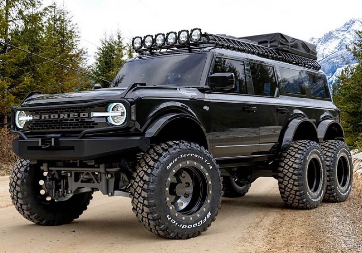 ¿Puede un Ford Bronco ser 6×6? no te pierdas este SUV customizado