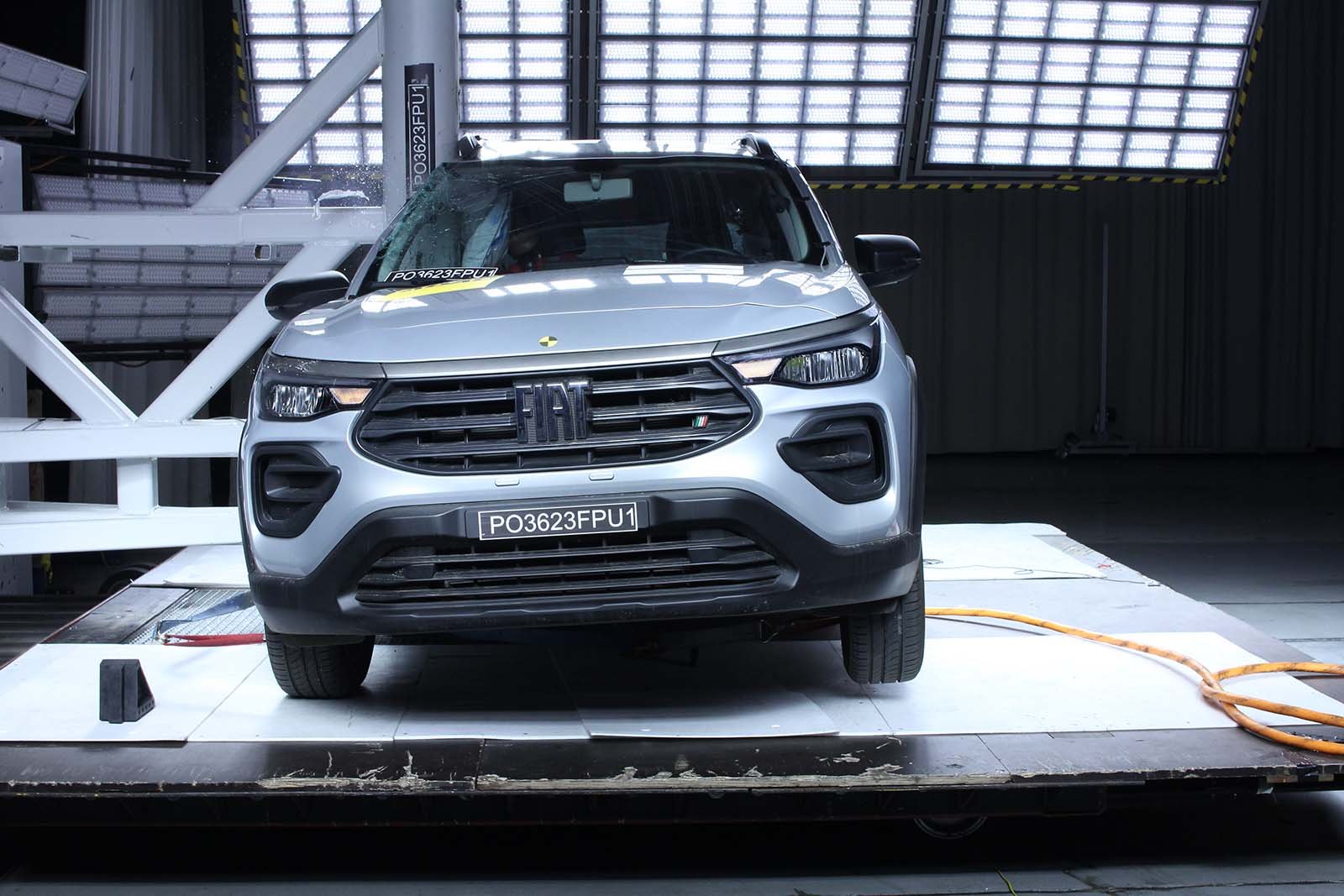 Fiat Pulse con baja calificación en la última prueba de seguridad de Latin NCAP