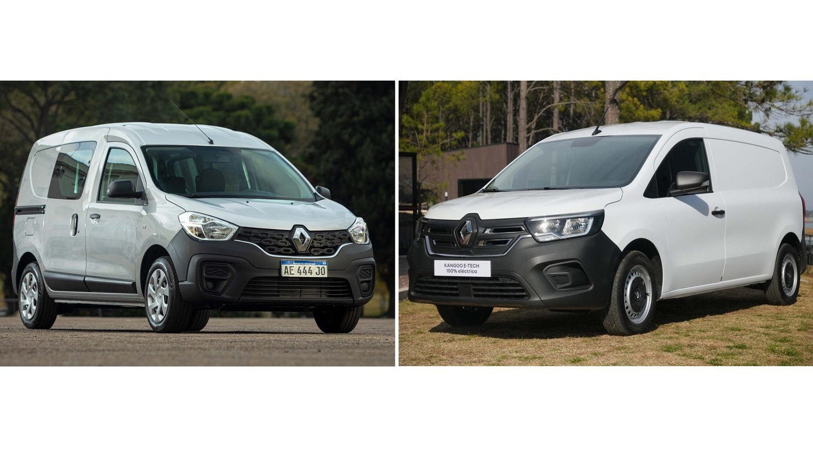 Kangoo E-Tech VS Renault Kangoo Express nafta o Diesel: esto cuestan hoy